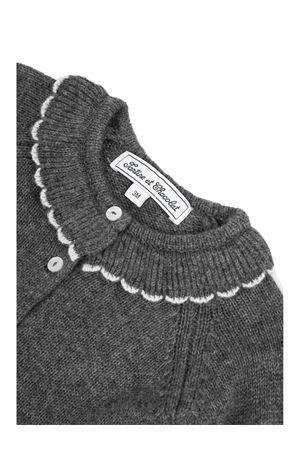 Cardigan In Lana E Cashmere Grigio TARTINE ET CHOCOLAT KIDS | TZ1800124